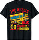 The Wheels On The Bus Go Round & Round Preschool Music T-Shirt - T-Shirt | Black