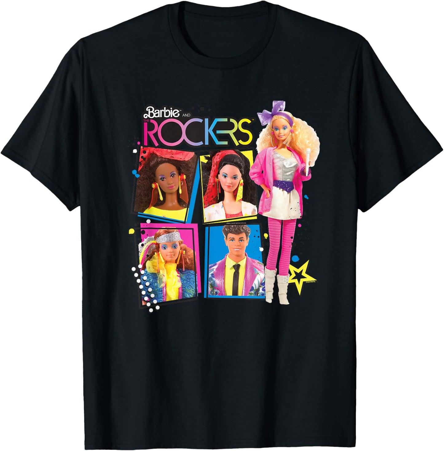 Barbie - Barbie and the Rockers T-Shirt - T-Shirt | Black