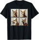 Cool Coyote Wolf Funny Animal Photobooth Smiling Coyote T-Shirt - T-Shirt | Black