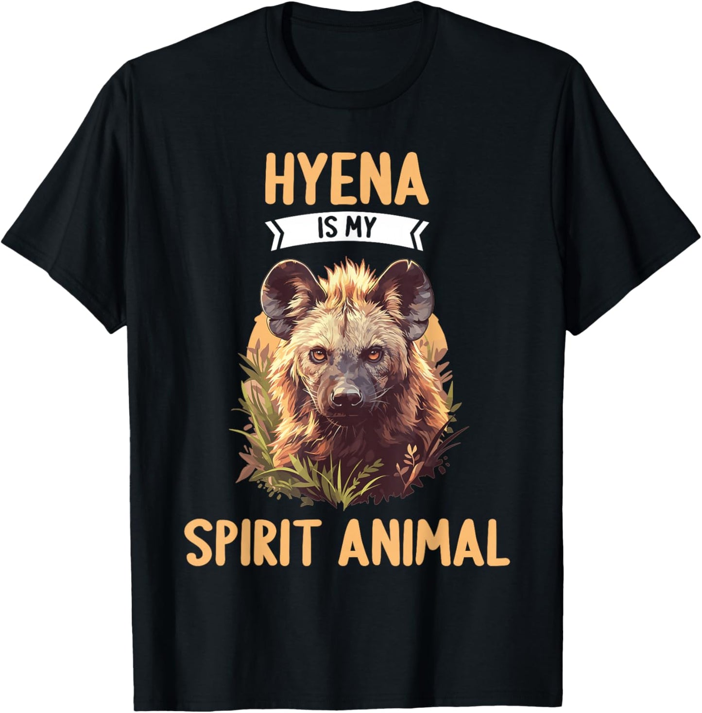 Hyena is my spirit animal. Hyenas Hyena T-Shirt - T-Shirt | Black