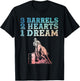 Cool Barrel Racing Design Men Rodeo Barrel Racer T-Shirt - T-Shirt | Black
