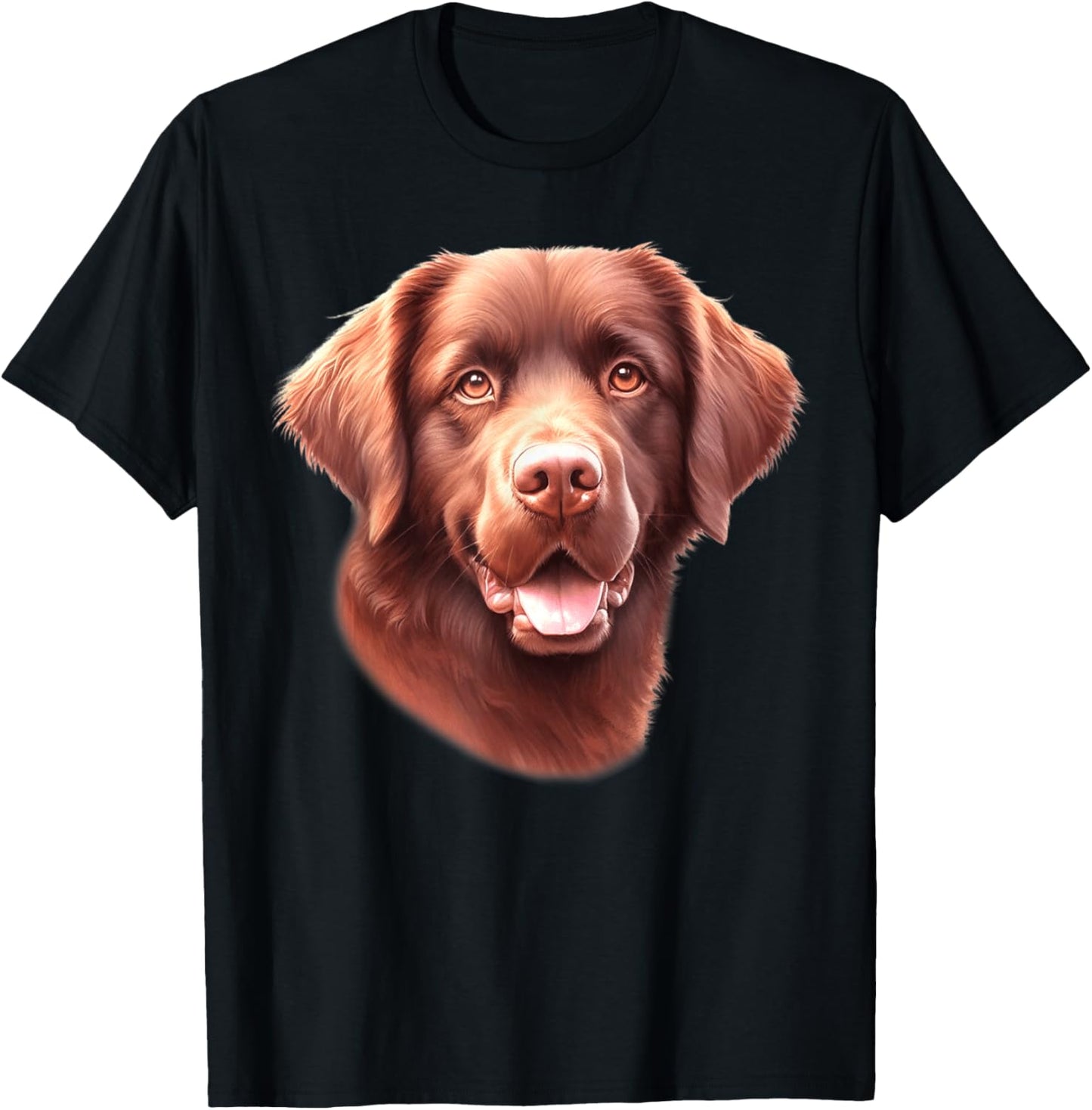 Chesapeake Bay Retriever Dog Portrait T-Shirt - T-Shirt | Black
