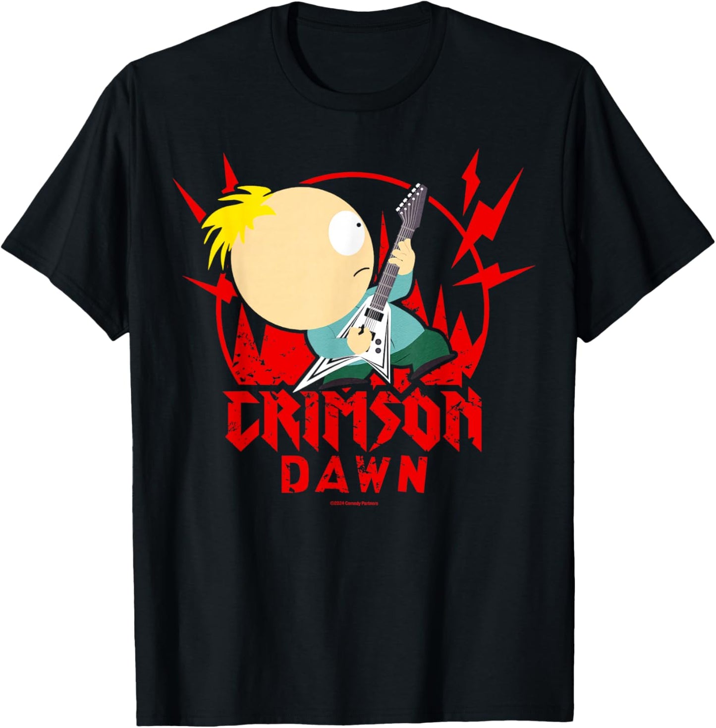 South Park Butters Rockin’ - Officially Licensed T-Shirt - T-Shirt | Black