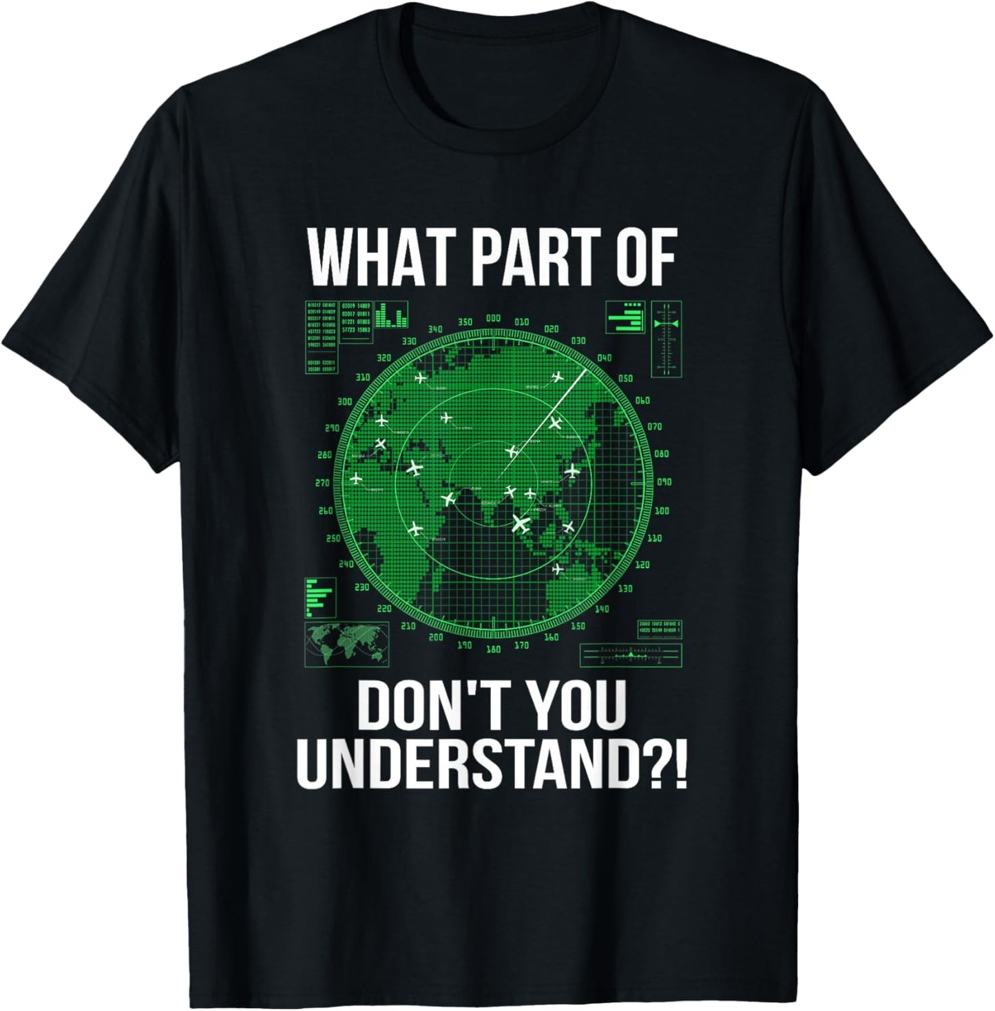 Air traffic controller T-Shirt - T-Shirt | Black