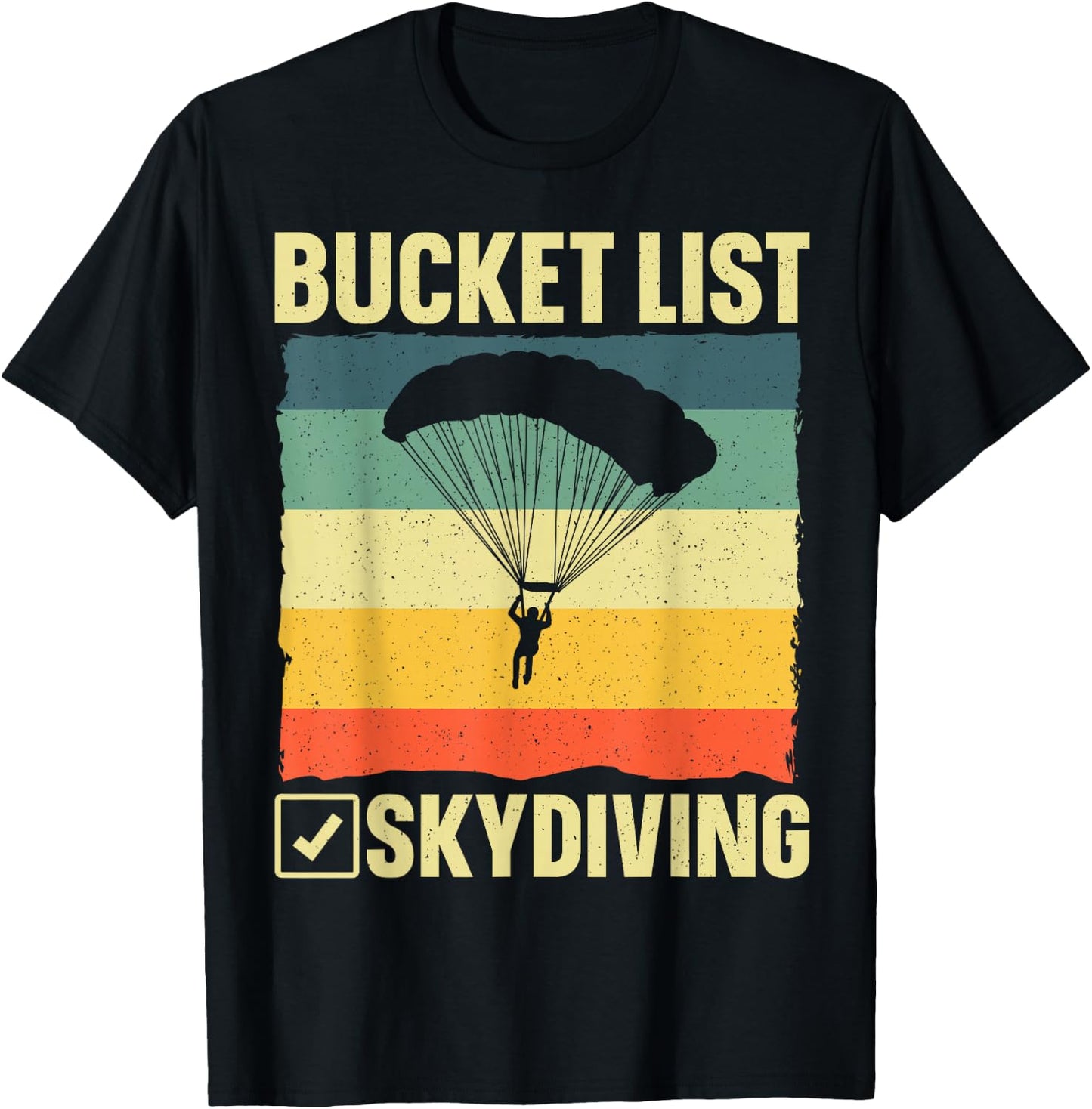 Funny Skydiving Art Women Skydiver Sky Diving Lover T-Shirt - T-Shirt | Black