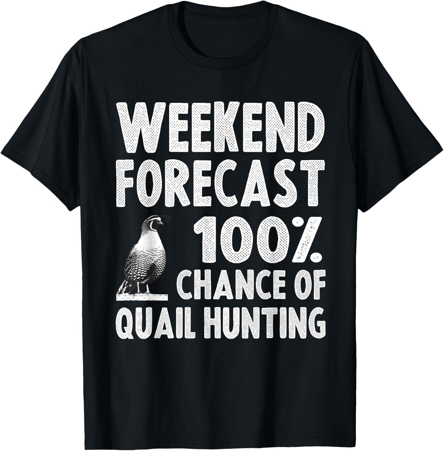 Funny Quail Hunting Women Upland Hunting Pheasant T-Shirt - T-Shirt | Black