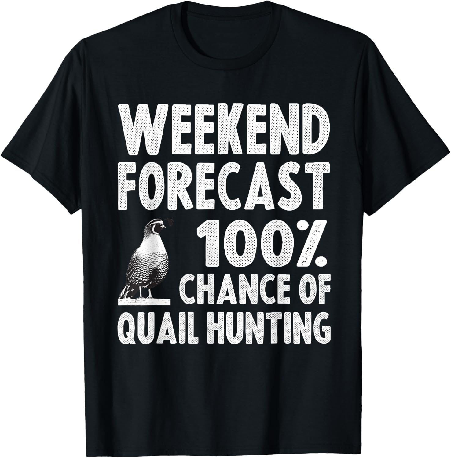 Funny Quail Hunting Women Upland Hunting Pheasant T-Shirt - T-Shirt | Black