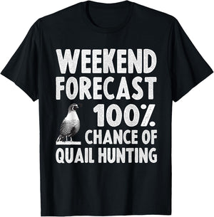 Funny Quail Hunting Women Upland Hunting Pheasant T-Shirt - T-Shirt | Black