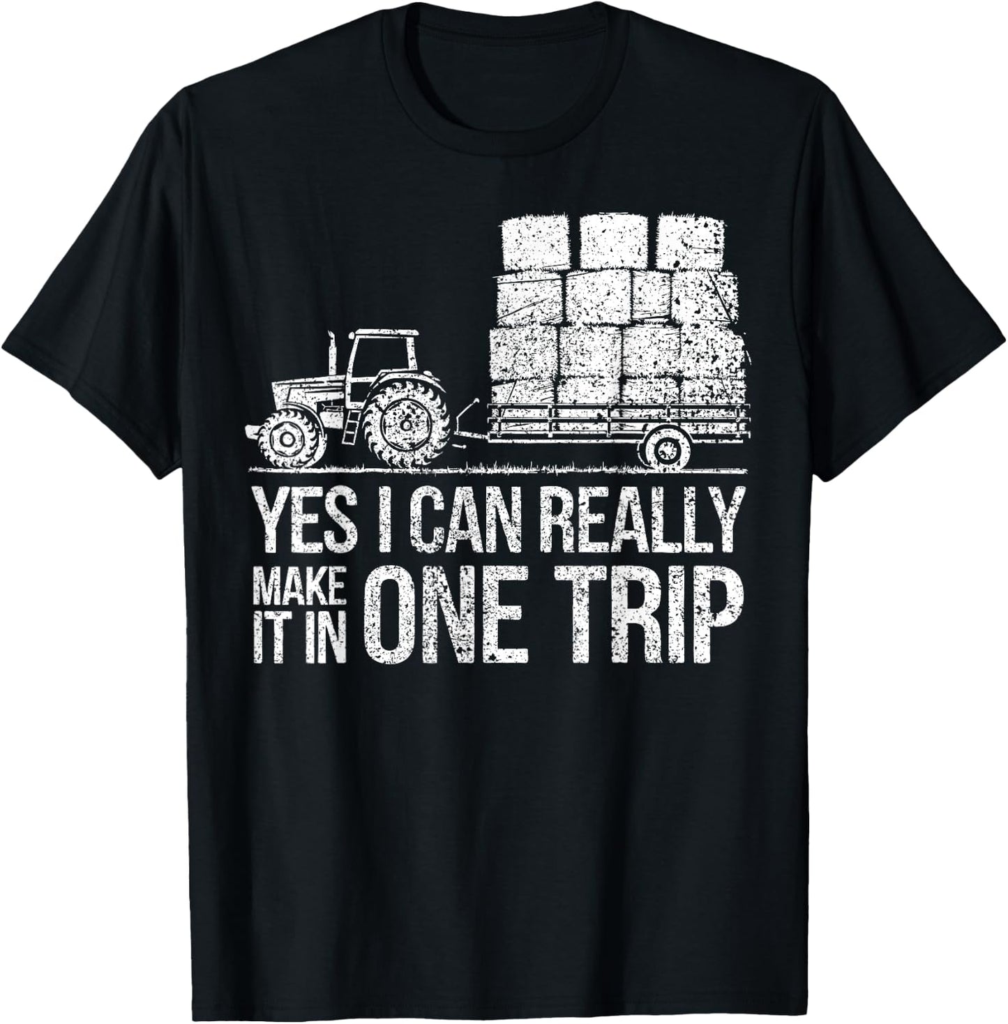 Farm Humor Hay Season Farmer T-Shirt - T-Shirt | Black