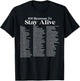 100 Reasons To Stay Alive Suicide Prevention 988 Positive T-Shirt - T-Shirt | Black