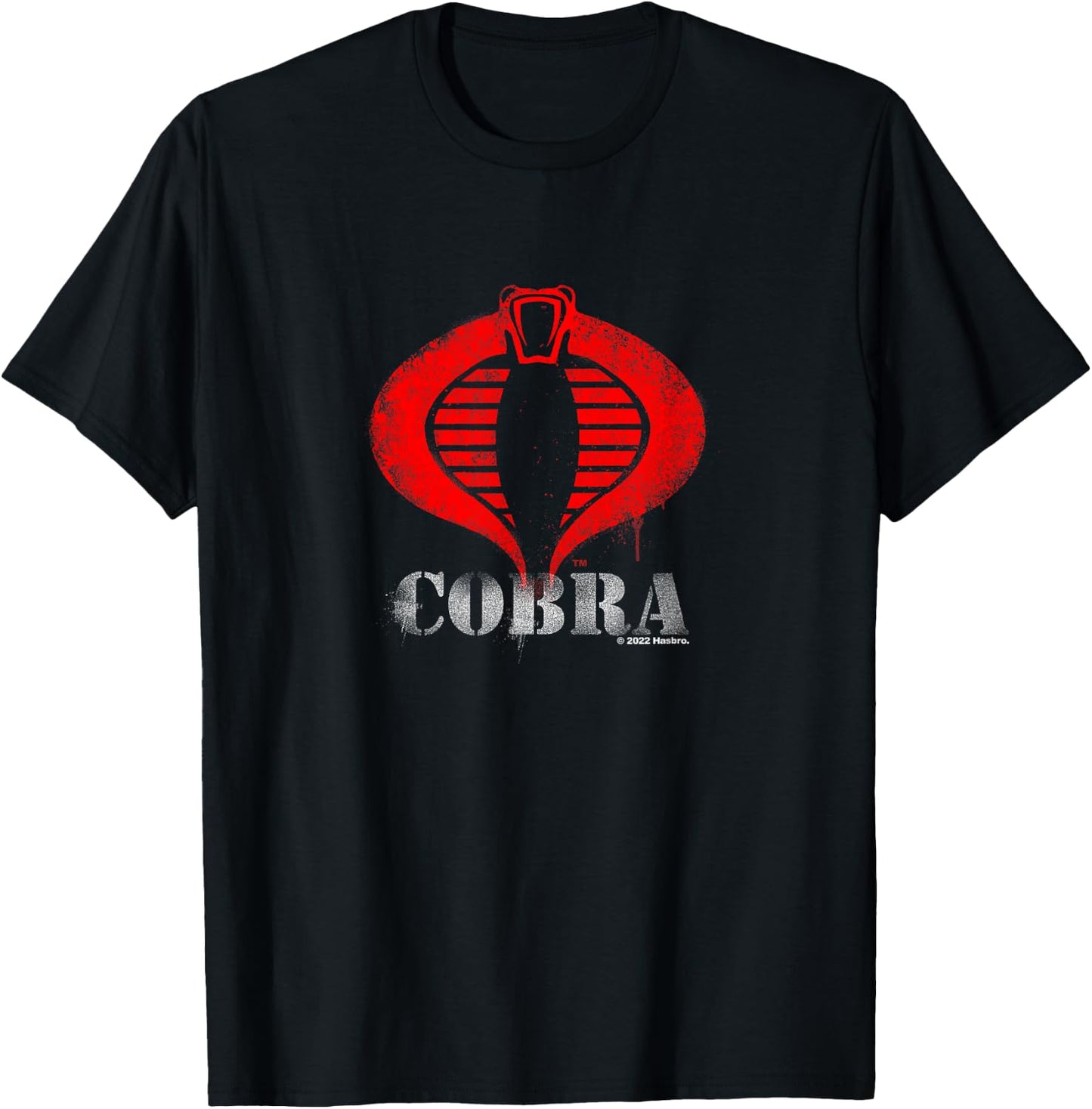 G.I. Joe A Real American Hero Cobra Command Dripping Logo T-Shirt - T-Shirt | Black
