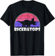 Biceratops - Gay Pride Lesbian Dinosaur Bisexual Distressed T-Shirt - T-Shirt | Black