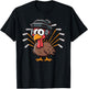 Thanksgiving Ice Hockey Turkey Day Sport Men Boys Kids Youth T-Shirt - T-Shirt | Black