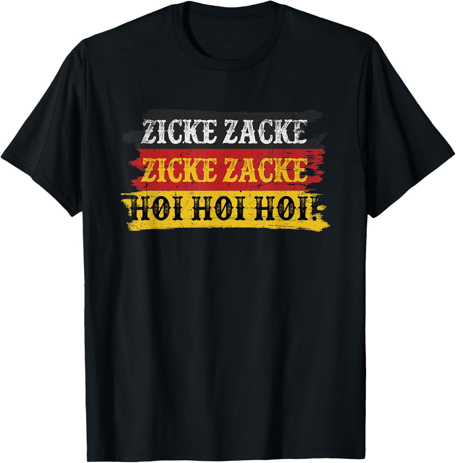 Zicke Zacke Hoi Hoi German Beer Drinking Song Oktoberfest T-Shirt - T-Shirt | Black