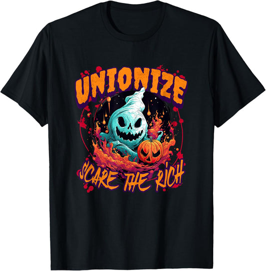 Unionize Halloween, Spooky Pro Union, For Union Member T-Shirt - T-Shirt | Black