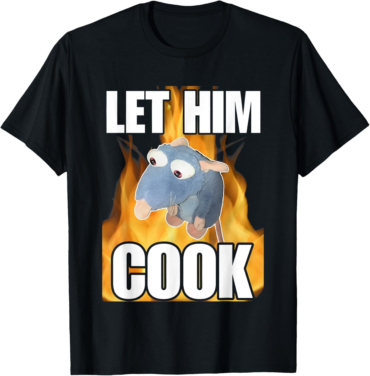 Rat Let Him Cook Funny Women T-Shirt - T-Shirt | Black