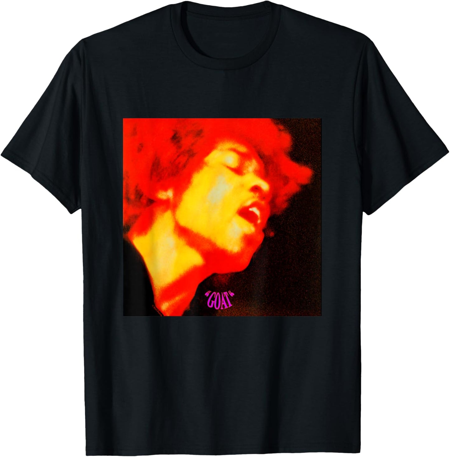 Karl Ferris Jimi Hendrix Electric Ladyland Cover Art GOAT T-Shirt - T-Shirt | Black