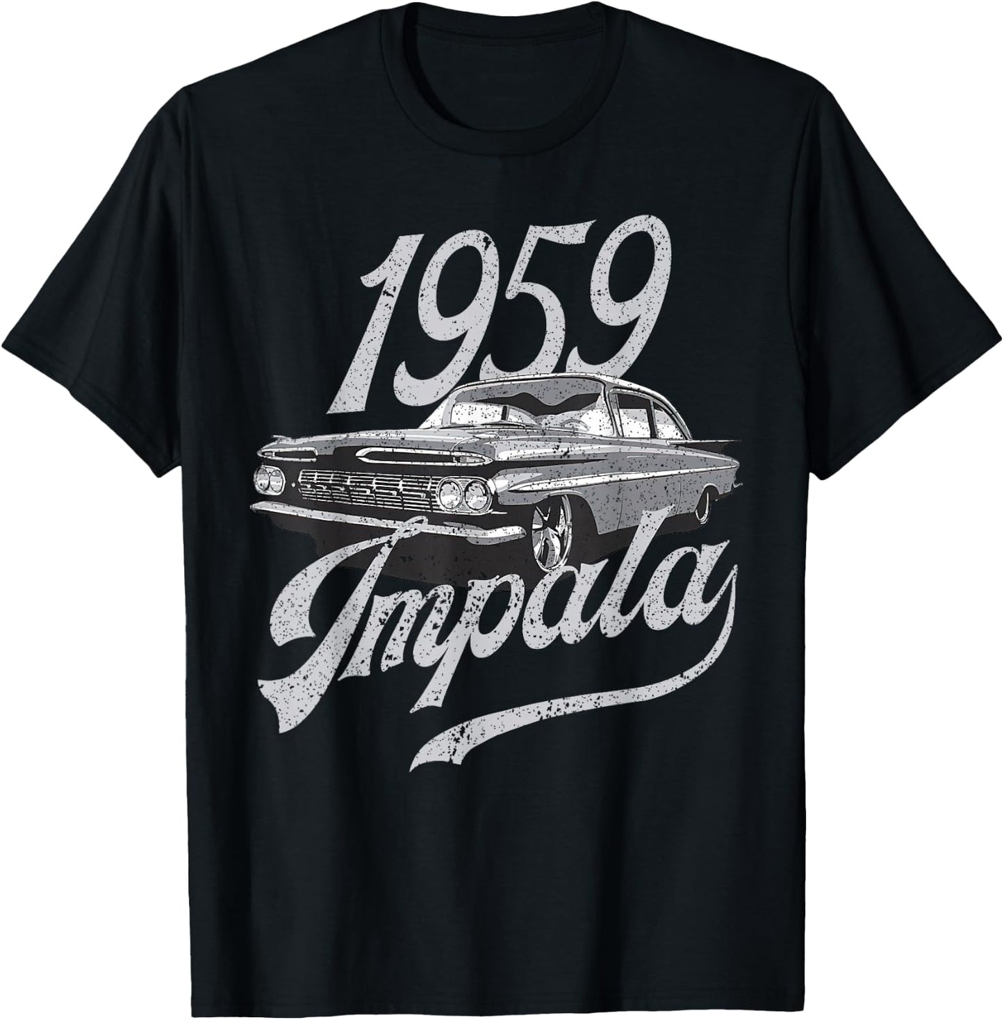 1959 59 Impala Lowrider Ss Chevys T-Shirt - T-Shirt | Black