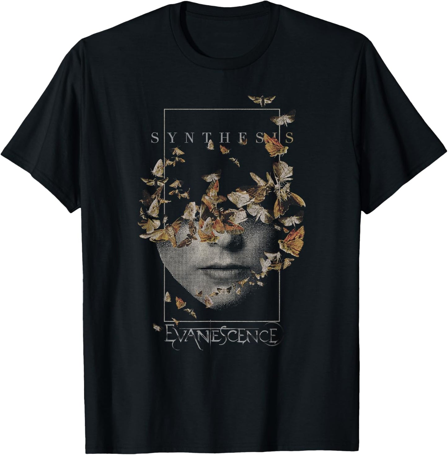 Evanescence – Half Face T-Shirt - T-Shirt | Black
