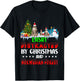 Easily Distracted by Christmas Norwegian Forest Cat on Snow T-Shirt - T-Shirt | Black