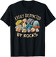 Easily Distracted By Rocks Funny Geology Enthusiast T-Shirt - T-Shirt | Black