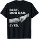 Best Dog Dad Ever Vintage Graphic Men Fathers Day T-Shirt - T-Shirt | Black