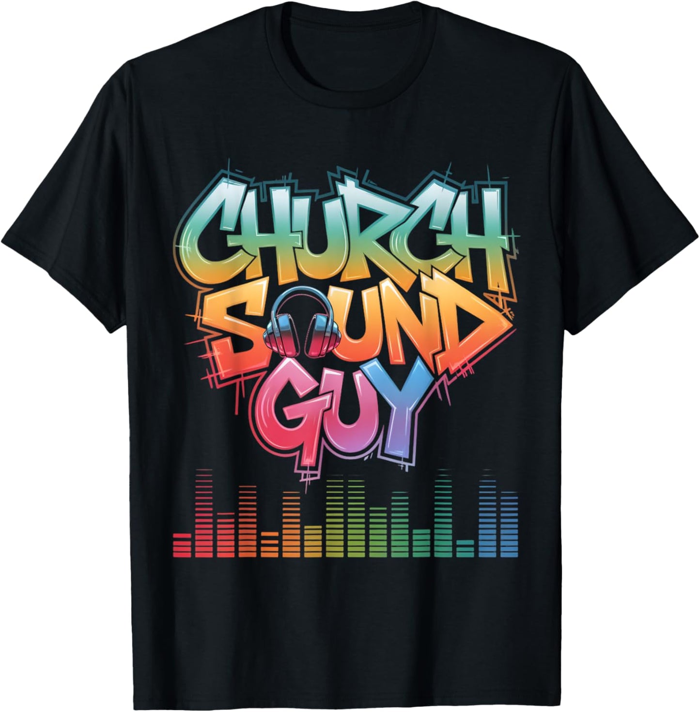 Church Sound Guy Recording Technician Church Sound Engineer T-Shirt - T-Shirt | Black