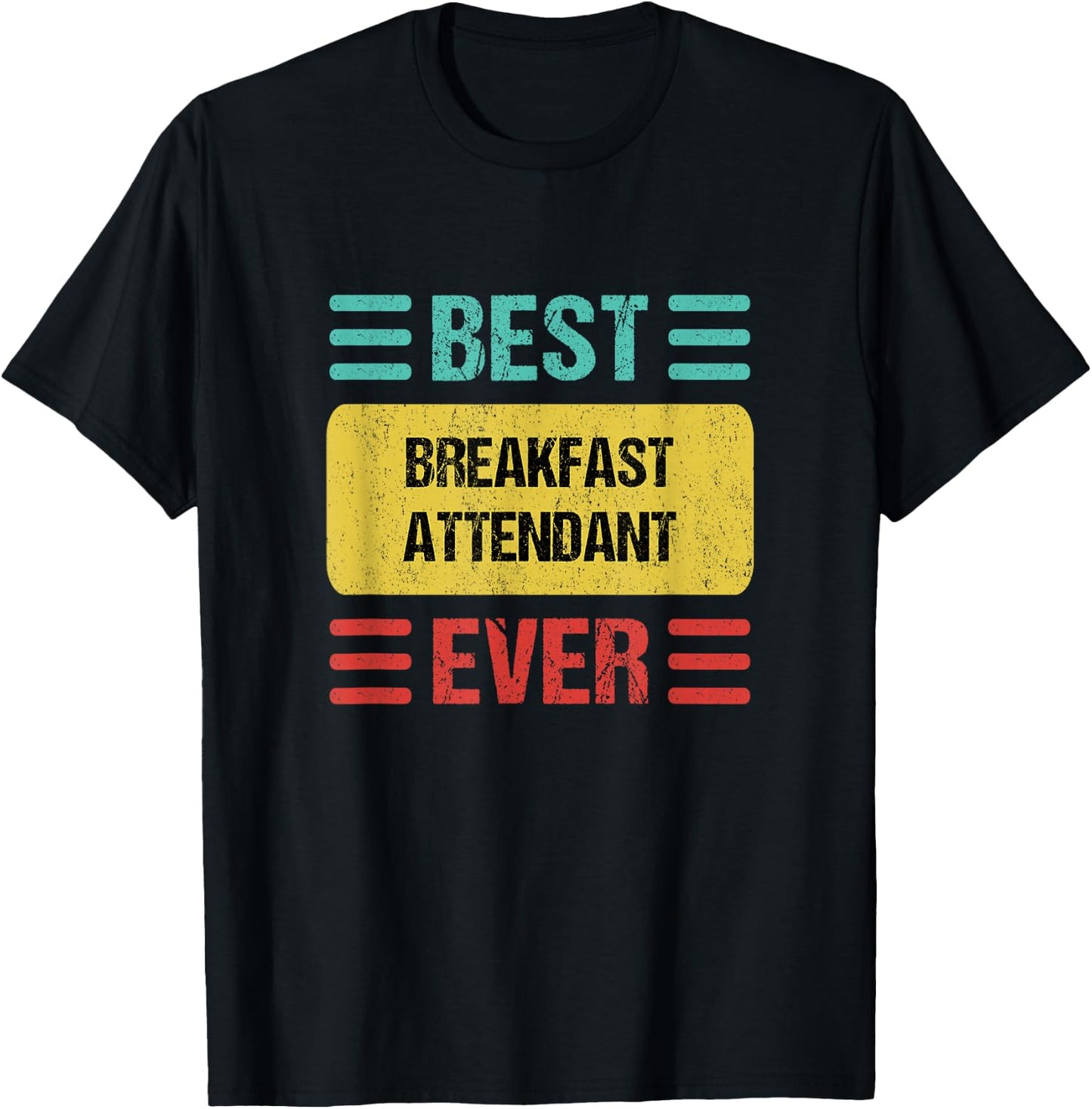 Breakfast Attendant T-Shirt - T-Shirt | Black