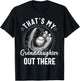 That's My Granddaughter Out There Softball Grandpa Grandma T-Shirt - T-Shirt | Black