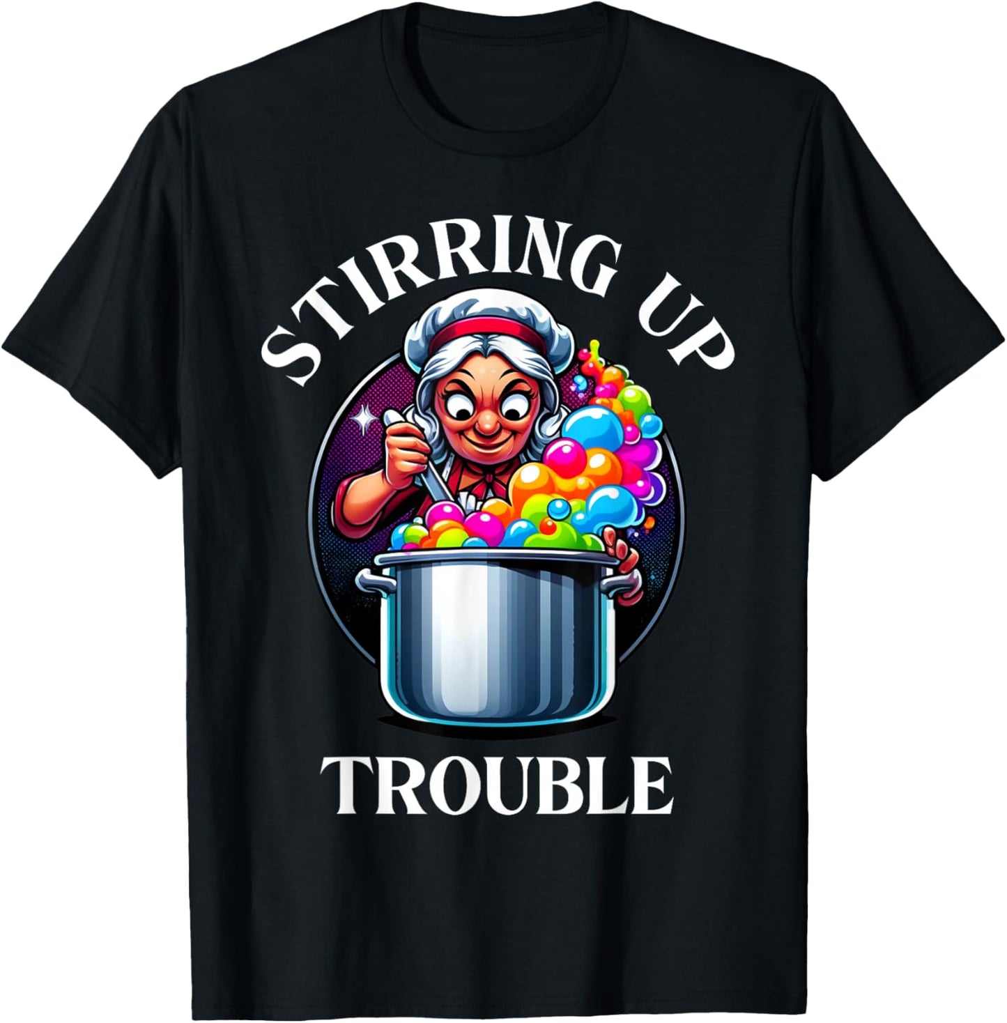 Funny Lunch Lady School Aide Appreciation Graphic T-Shirt - T-Shirt | Black