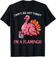 Thanksgiving I Dont See Turkey Im Flamingo Men Women Kids T-Shirt - T-Shirt | Black