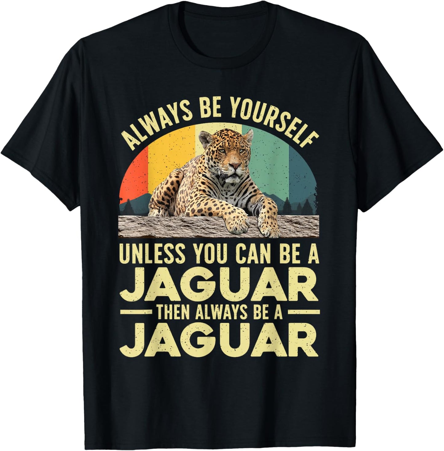 Cool Jaguar Design Women Kids Safari Jaguar Lover T-Shirt - T-Shirt | Black