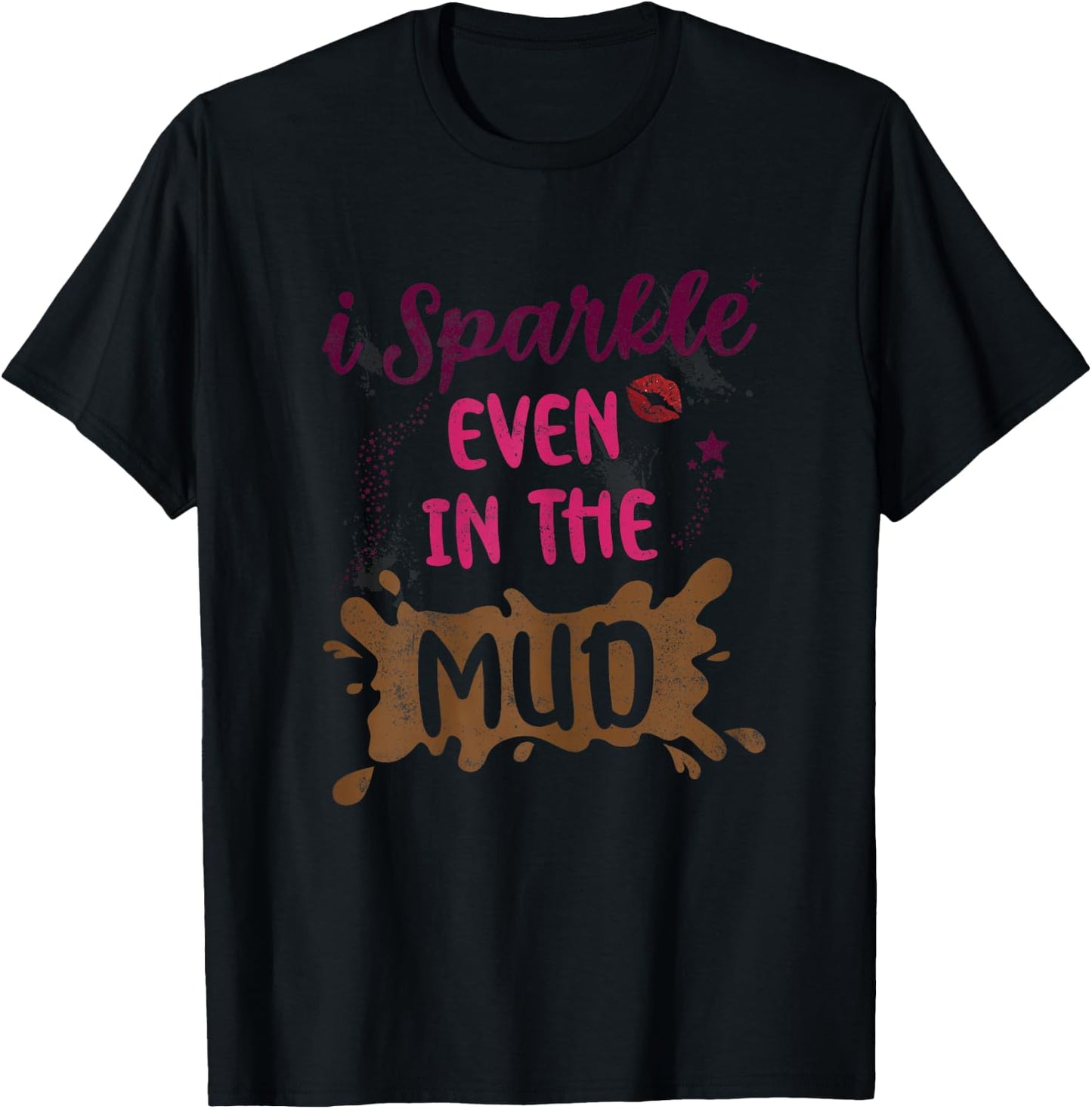 Funny Retro for Mud Runner Women T-Shirt - T-Shirt | Black