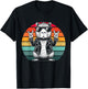 Retro Capybara Rock and Roll Music Men Women Capybara Lovers T-Shirt - T-Shirt | Black