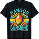 Vintage Mango Lover Mangos & Sunshine T-Shirt - T-Shirt | Black