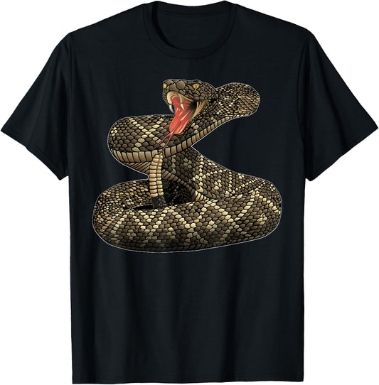 Rattlesnake T Shirt women boys girls kids T-Shirt - T-Shirt | Black
