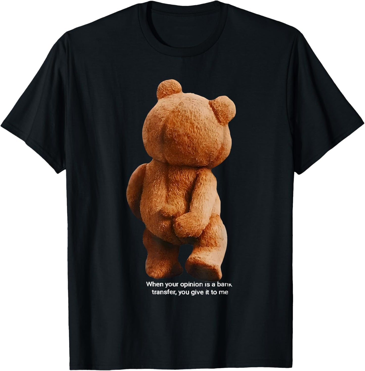 Cute teddy adorable baby bear baby and birthday Teddy Bear T-Shirt - T-Shirt | Black
