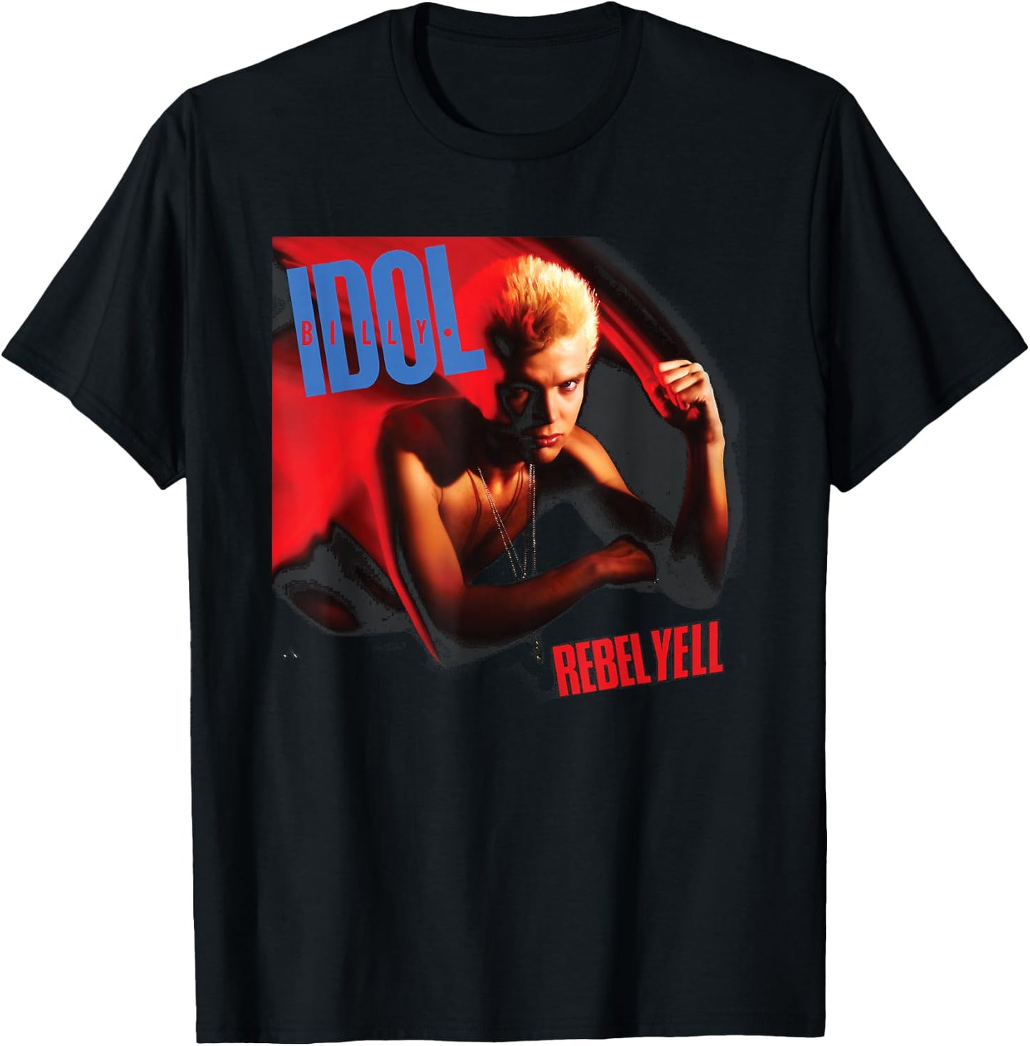 Billy Idol - Rebel Yell Album Cover T-Shirt - T-Shirt | Black