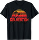 Galveston Vintage Retro 70s Throwback T-Shirt - T-Shirt | Black