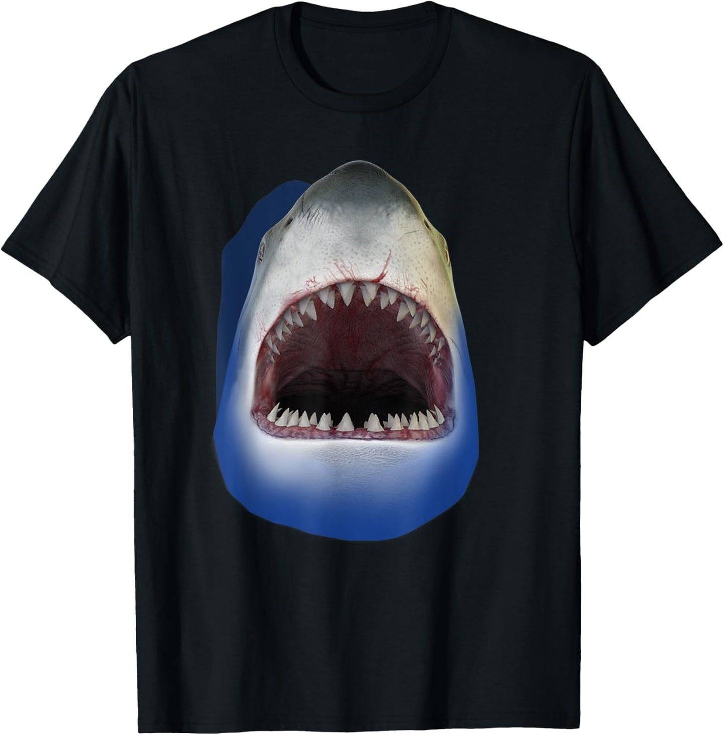 Shark Face, Sharks Costume T-Shirt - T-Shirt | Black