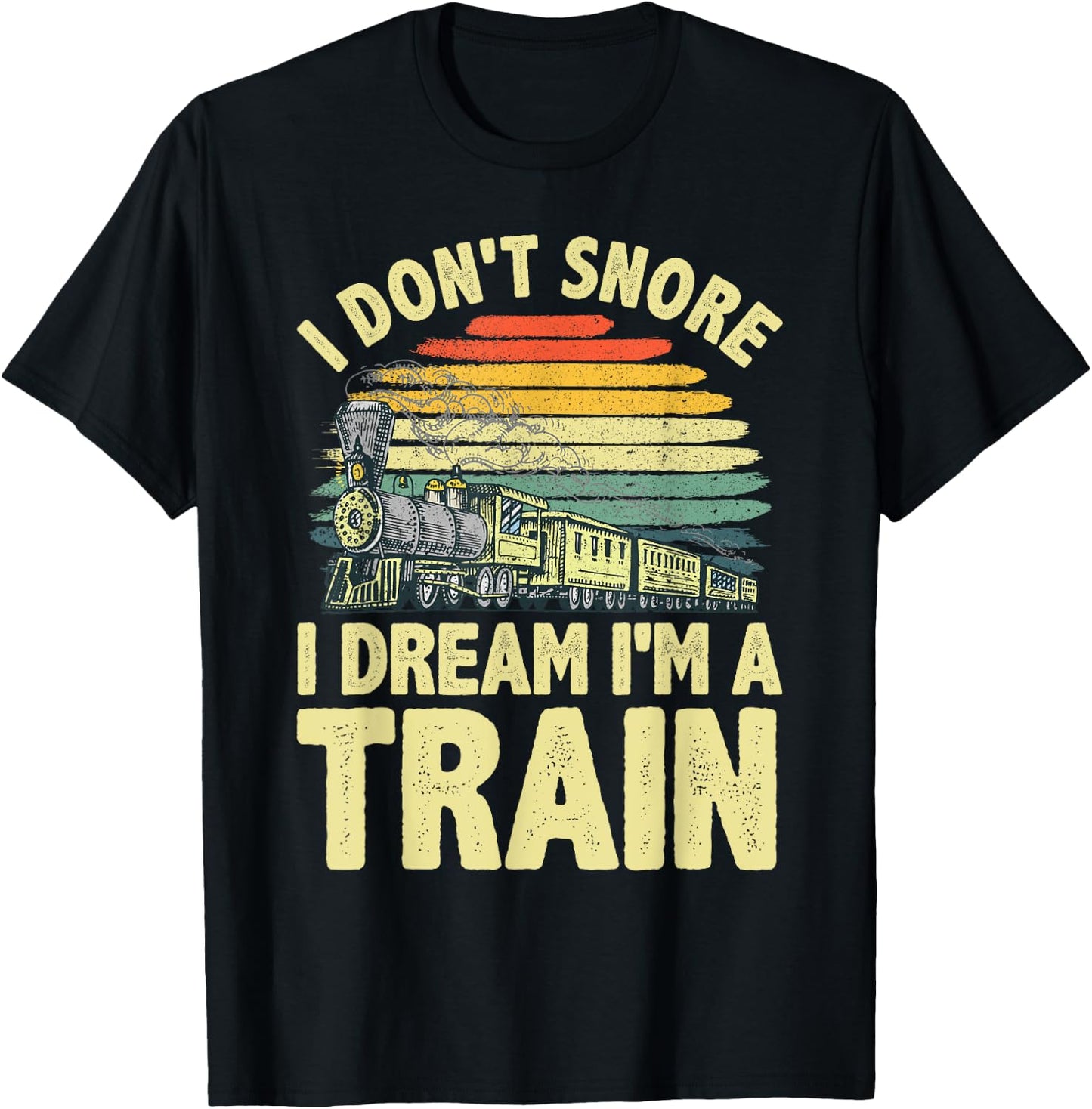Best Train Boys Steam Locomotive Train Collector T-Shirt - T-Shirt | Black