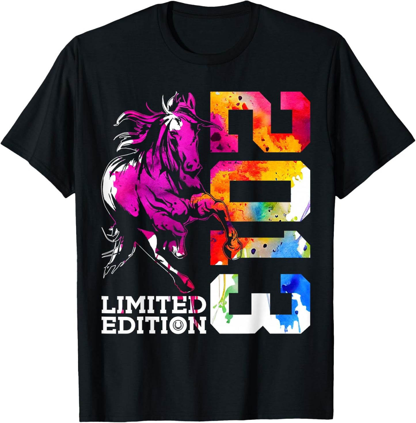 Limited Edition 2013 Riding Horse 13th Birthday T-Shirt - T-Shirt | Black