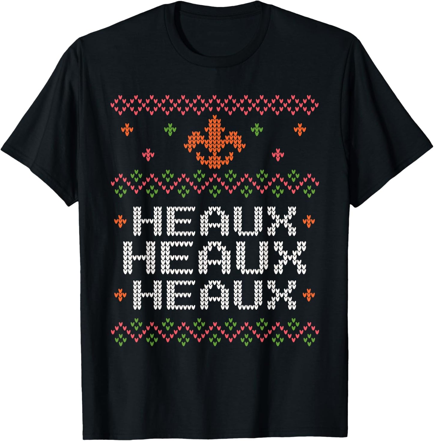 Ugly Cajun Christmas Xmas New Orleans Southern Louisiana T-Shirt - T-Shirt | Black