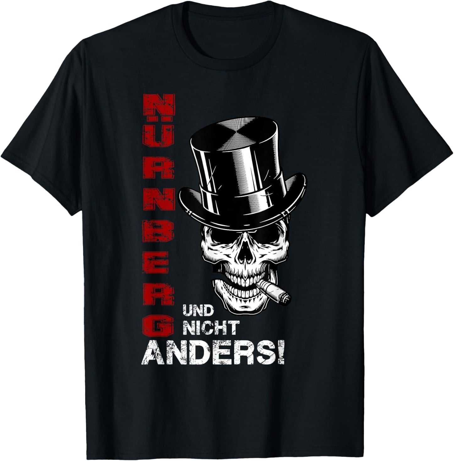 Ultras Nuremberg Shirt Nuremberg Boys' Football Tradition FCN T-Shirt - T-Shirt | Black