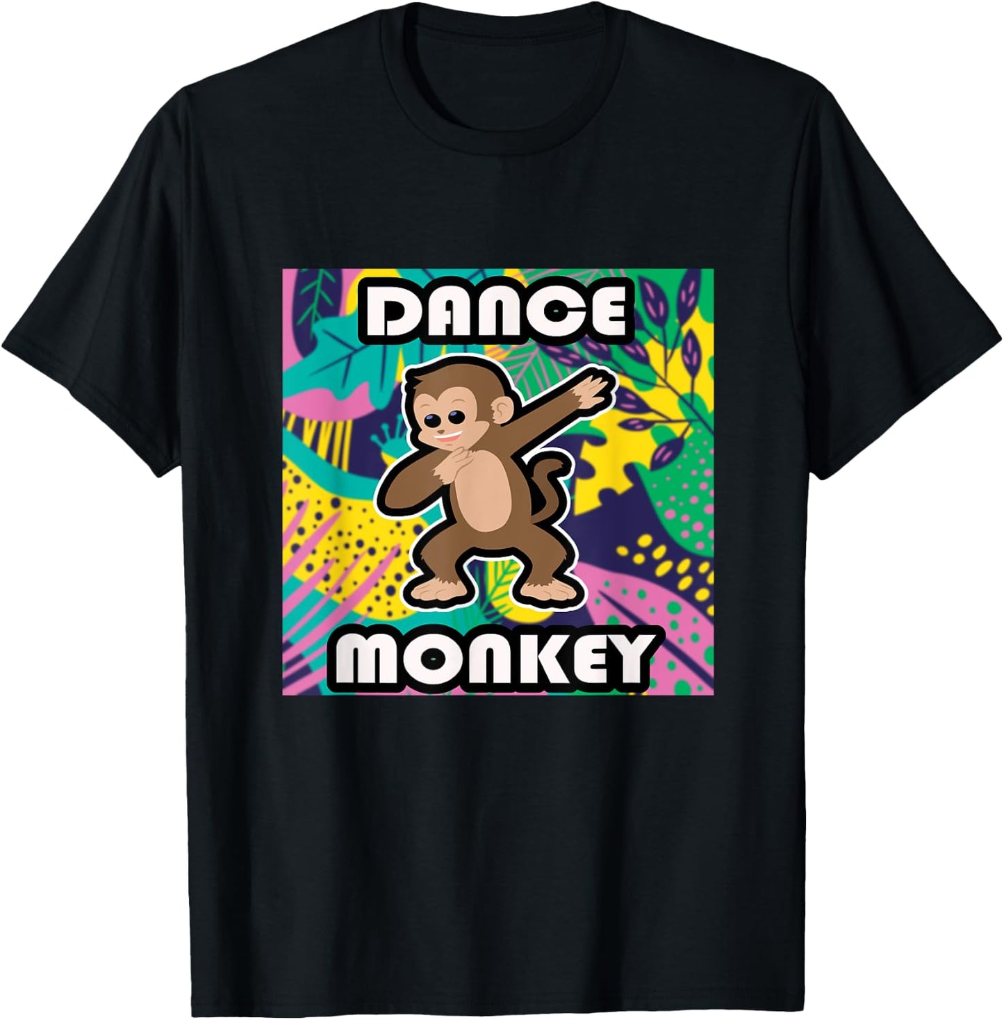 Dance Monkey Dancing Monkey T-Shirt - T-Shirt | Black