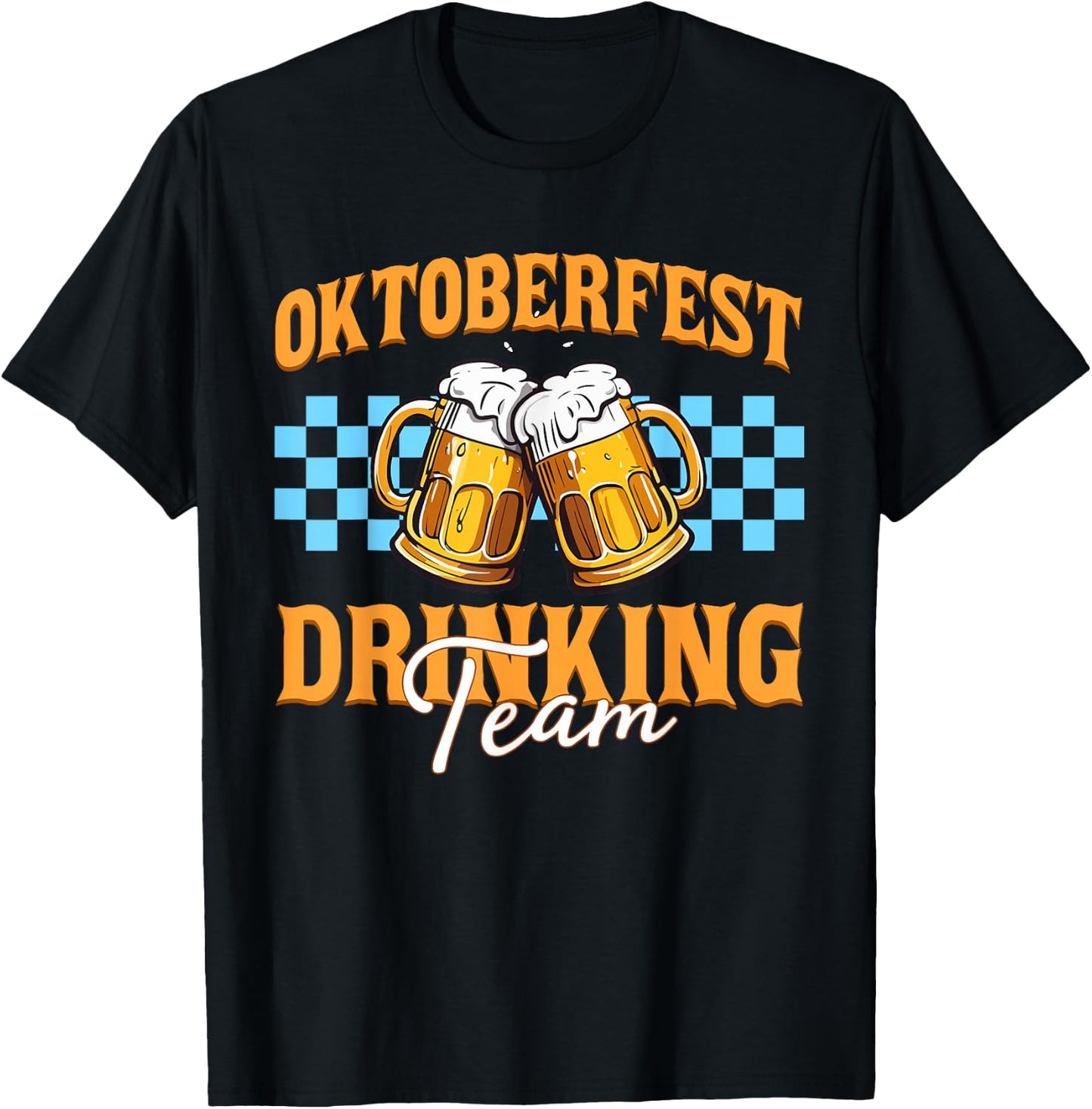 Oktoberfest Drinking Team Funny Germany Oktoberfest Party T-Shirt - T-Shirt | Black