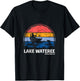 Vintage Retro South Carolina Wateree Lake Summer Fishing T-Shirt - T-Shirt | Black