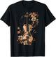 Violin Player Classical Music Notes Orchestra Violinist T-Shirt - T-Shirt | Black