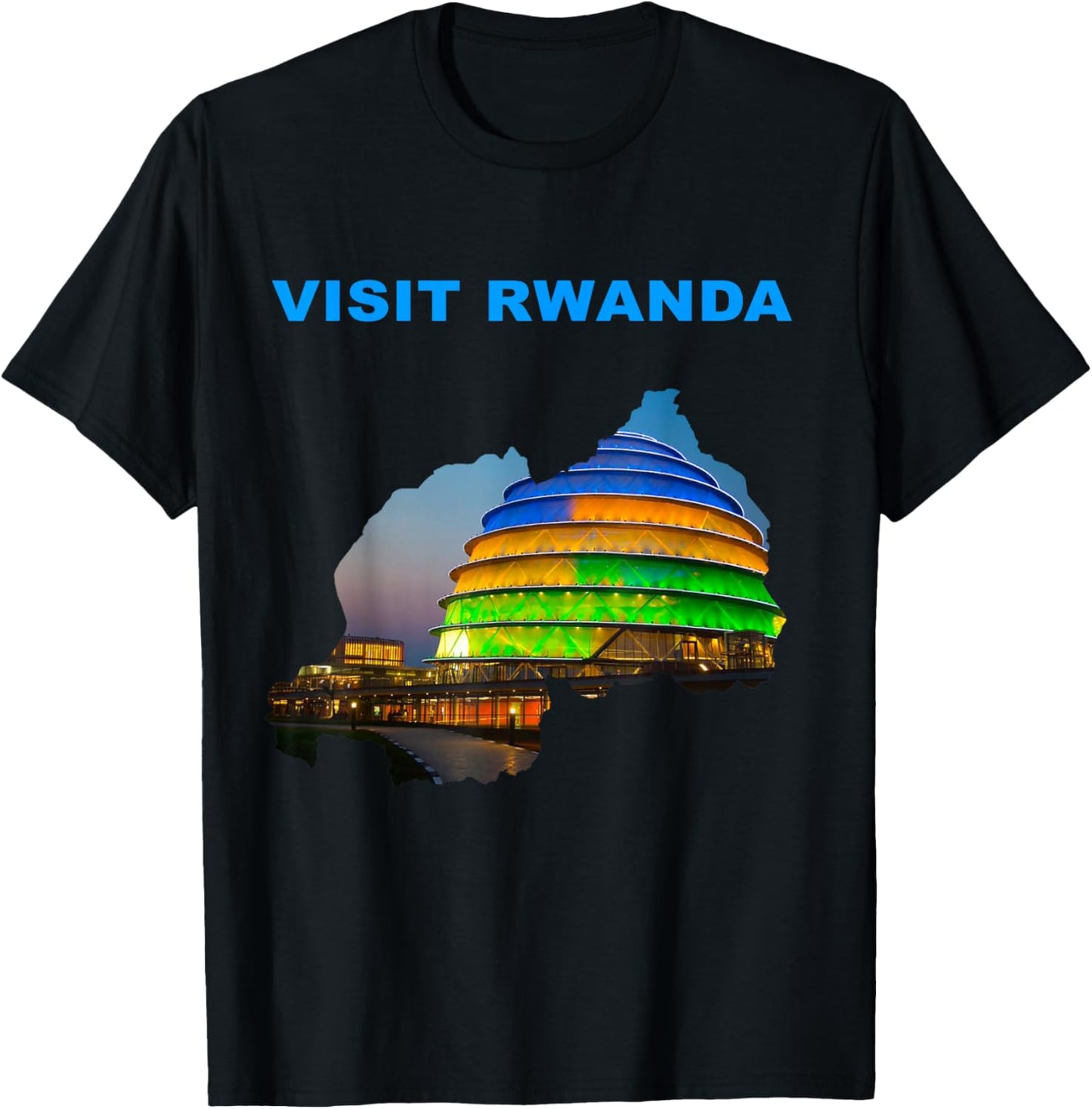 Visit Rwanda T-Shirt - T-Shirt | Black