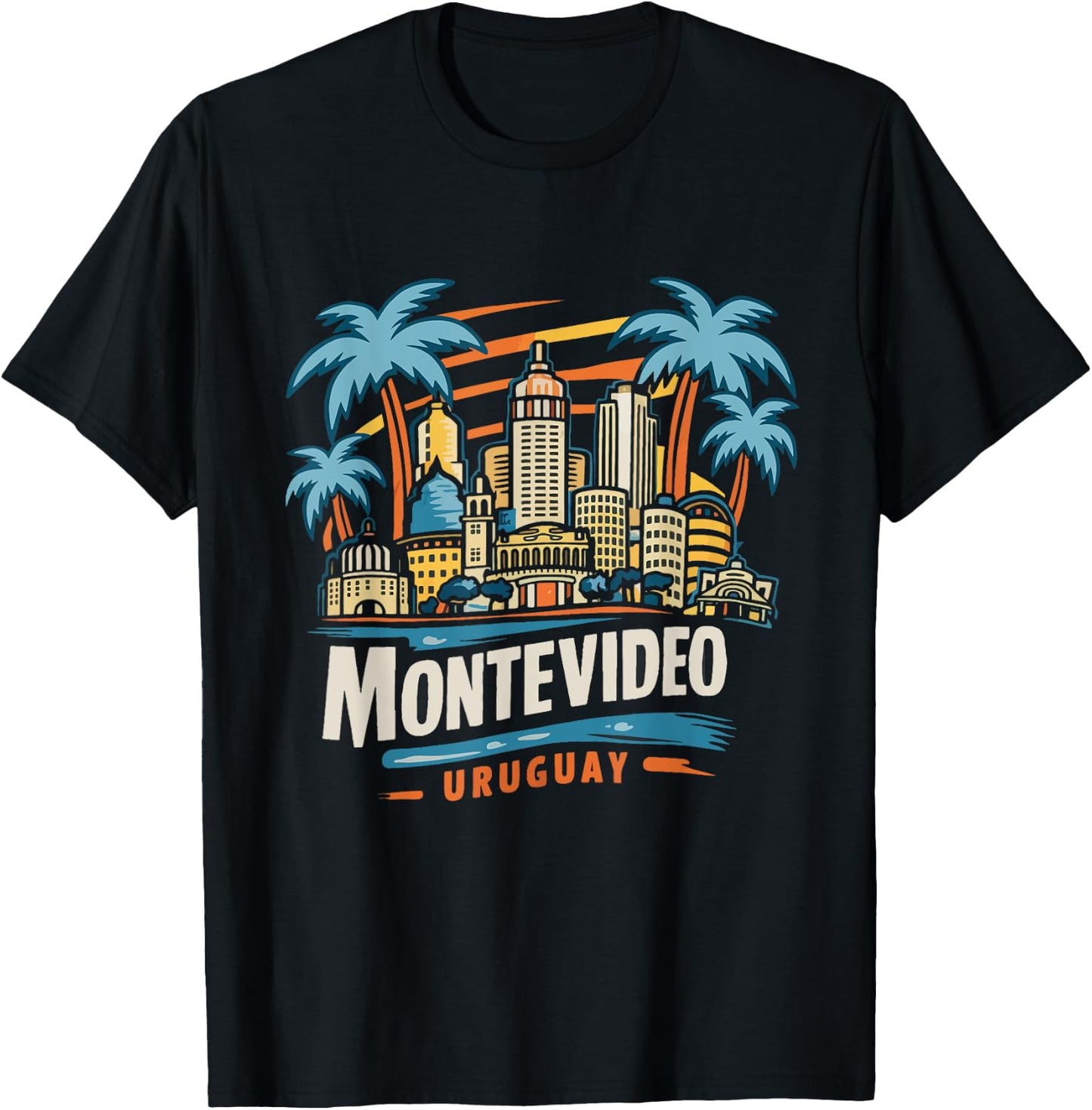 Montevideo Uruguay T-Shirt - T-Shirt | Black